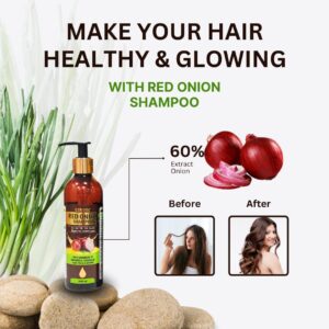 Home red onion shampoo